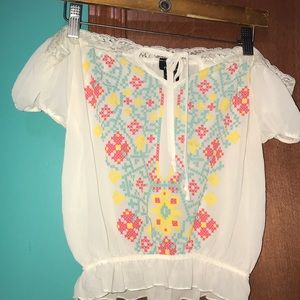 Rue21 off the shoulder shirt